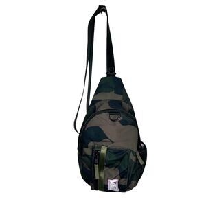LOLA California Green Camo Adjustable Sling Backpack
